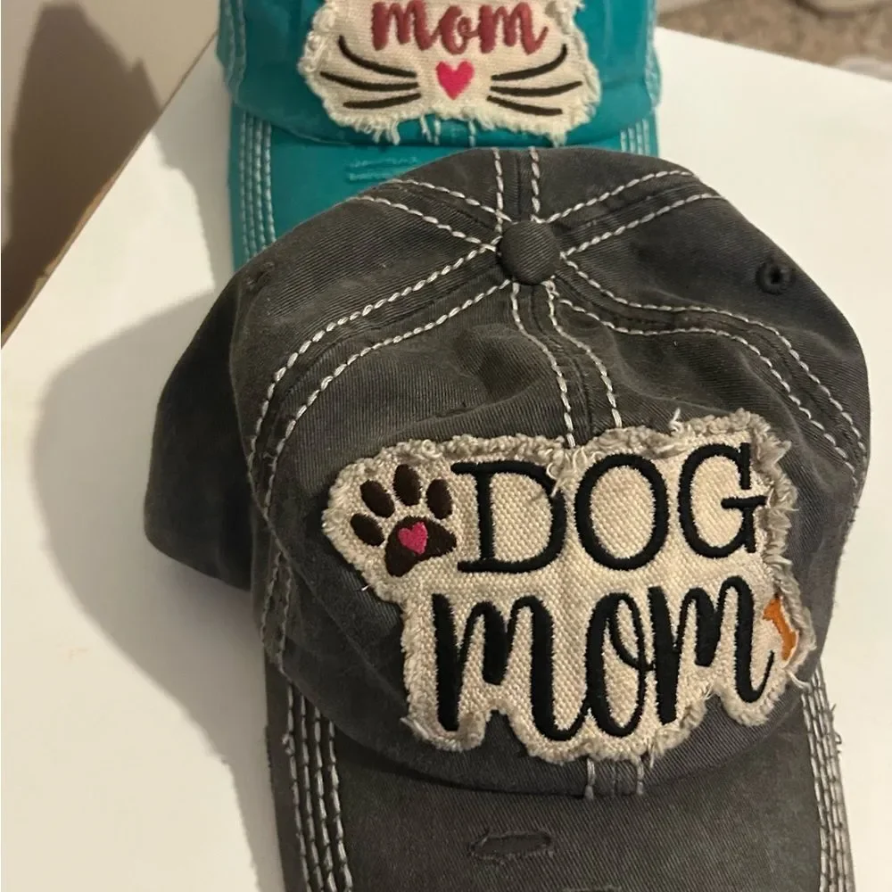 KBETHOS Dog Mom Cap - Black and Teal
